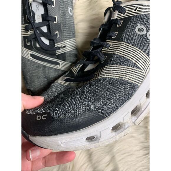 On Cloudgo Grey Black Road-Running Sneakers Men\'s Size 8.5 Women’s 10 main image 5